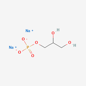 Chemical structure of Sodium Glycerophosphate