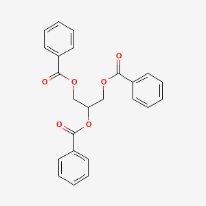 Chemical structure of Glyceryl tribenzoate