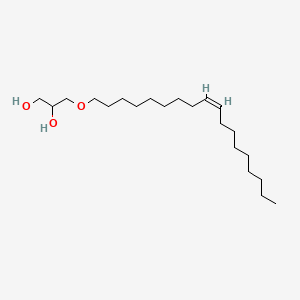 Chemical structure of Glycerol 1-Oleyl Ether-d5
