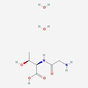 Chemical structure of Glycyl-D-threonine dihydrate