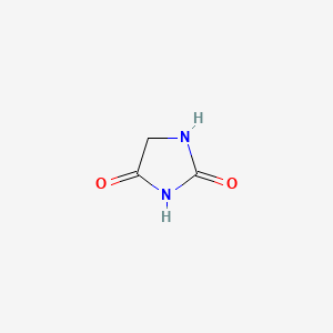 Chemical structure of Hydantoin