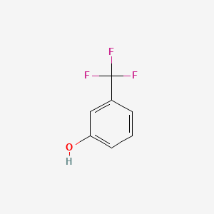 Chemical structure of 3-Hydroxybenzotrifluoride