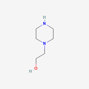 Chemical structure of N-(2-Hydroxyethyl)piperazine