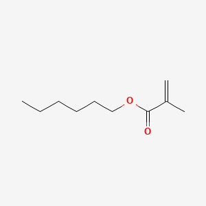 Chemical structure of Hexyl methacrylate