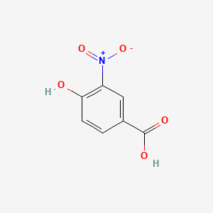 Chemical structure of 4-Hydroxy-3-nitrobenzoic acid