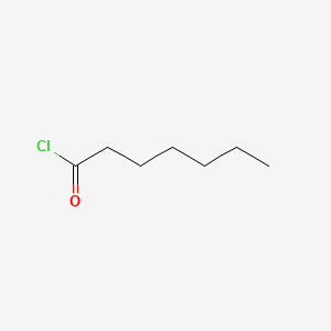 Chemical structure of Heptanoyl chloride