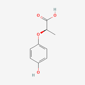 Chemical structure of Hydroxyphenoxy propionic acid
