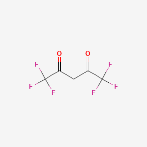 Chemical structure of Hexafluoroacetylacetone