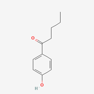 Chemical structure of 4-Valerylphenol