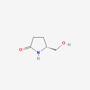 Chemical structure of (R)-(-)-5-(Hydroxymethyl)-2-pyrrolidinone