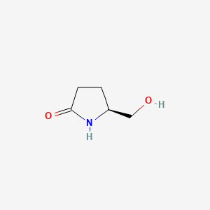 Chemical structure of (S)-5-(Hydroxymethyl)-2-pyrrolidinone