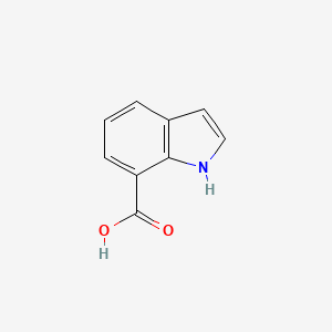 Chemical structure of 1H-indole-7-carboxylic acid