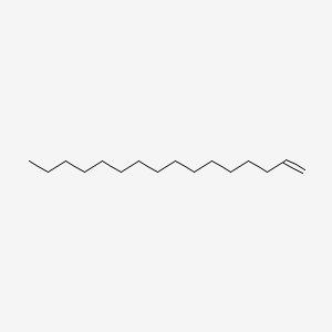 Chemical structure of 1-Hexadecene