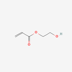 Chemical structure of 2-Hydroxyethyl acrylate