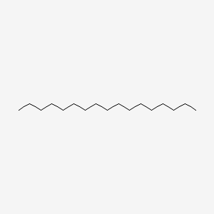 Chemical structure of Heptadecane