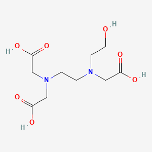 Chemical structure of Hydroxyethylethylenediaminetriacetic acid