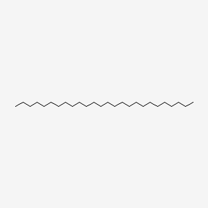 Chemical structure of Hexacosane