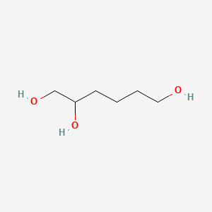Chemical structure of 1,2,6-Hexanetriol
