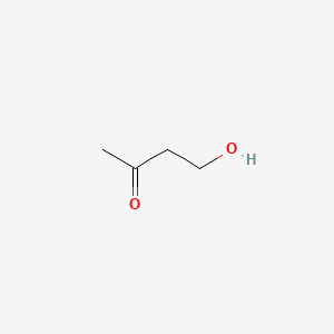 Chemical structure of 4-Hydroxy-2-butanone