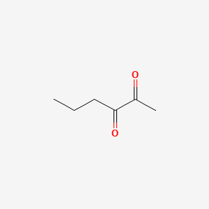 Chemical structure of 2,3-Hexanedione
