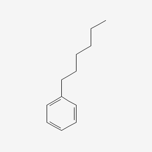 Chemical structure of Hexylbenzene