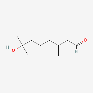 Chemical structure of Hydroxycitronellal