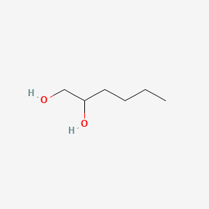 Chemical structure of 1,2-Hexanediol