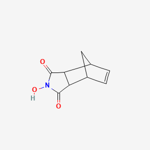 Chemical structure of N-Hydroxy-5-norbornene-2·3-dicarboxylic imide