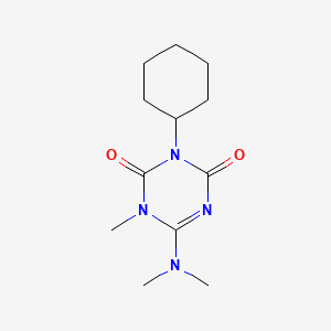 Chemical structure of Hexazinone