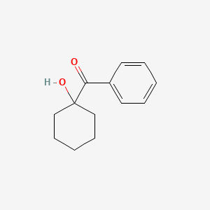 Chemical structure of 1-Hydroxycyclohexyl Phenyl Ketone
