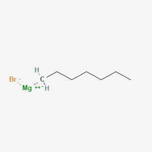 Chemical structure of Heptylmagnesium Bromide