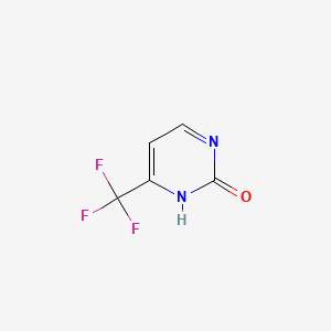 Chemical structure of 2-Hydroxy-4-(trifluoromethyl)pyrimidine