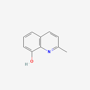 Chemical structure of 8-Hydroxyquinaldine