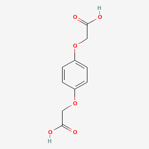 Chemical structure of Hydroquinone-O,O'-diacetic acid