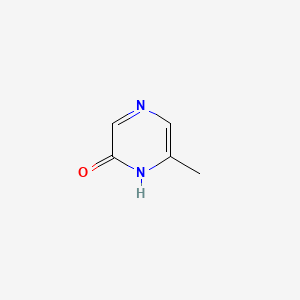 Chemical structure of 2-Hydroxy-6-methylpyrazine