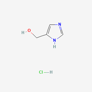 Chemical structure of Imidazol-4-ylmethanol hydrochloride