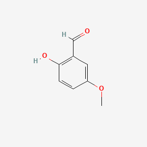 Chemical structure of 2-Hydroxy-5-methoxybenzaldehyde