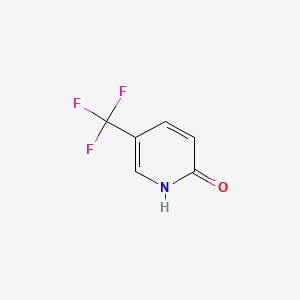 Chemical structure of 2-Hydroxy-5-(trifluoromethyl)pyridine