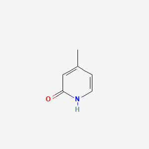 Chemical structure of 2-Hydroxy-4-methylpyridine