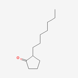 Chemical structure of 2-Heptylcyclopentanone