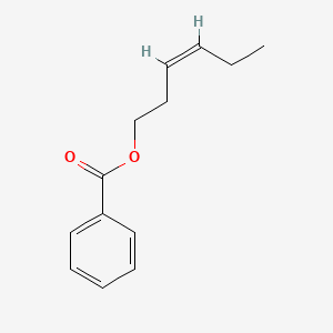 Chemical structure of Hex-3-enyl benzoate