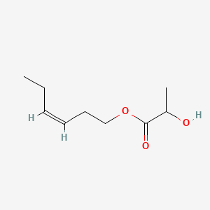 Chemical structure of cis-3-Hexenyl lactate