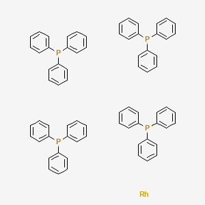 Chemical structure of Hydridotetrakis(triphenylphosphine)rhodium(I)