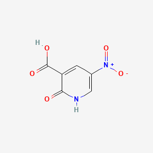 Chemical structure of 2-Hydroxy-5-nitronicotinic acid