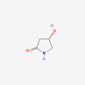 Chemical structure of (S)-(-)-4-Hydroxy-2-pyrrolidinone