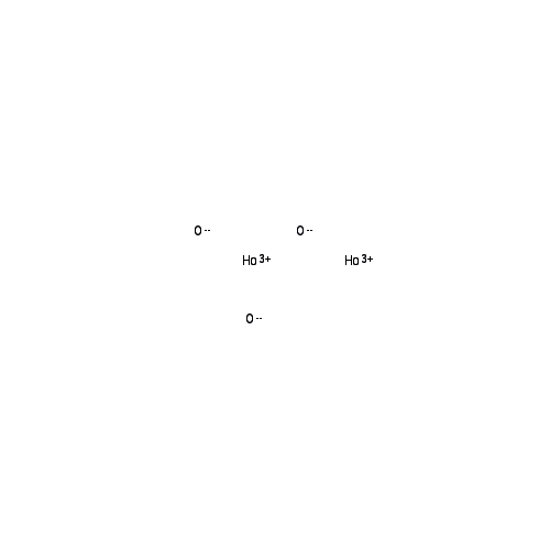 Chemical structure of Holmium(III) oxide