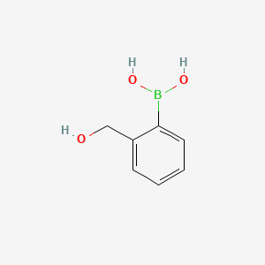 Chemical structure of 2-(Hydroxymethyl)phenylboronic Acid
