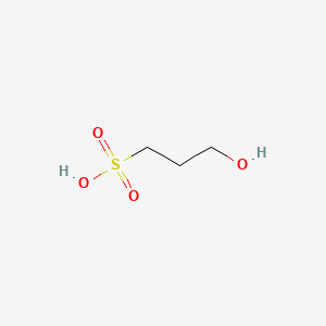 Chemical structure of 3-Hydroxypropane-1-sulfonic acid