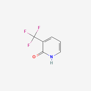 Chemical structure of 2-Hydroxy-3-(trifluoromethyl)pyridine