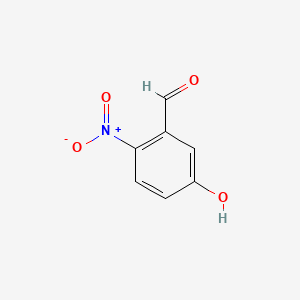 Chemical structure of 5-Hydroxy-2-nitrobenzaldehyde
